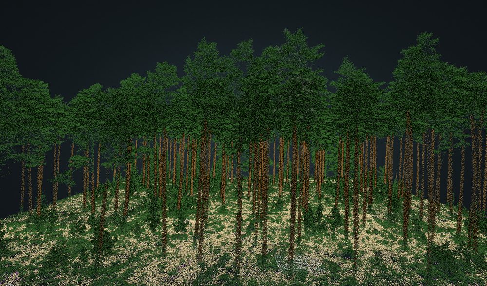 Land · Tactical — classified 3D point cloud